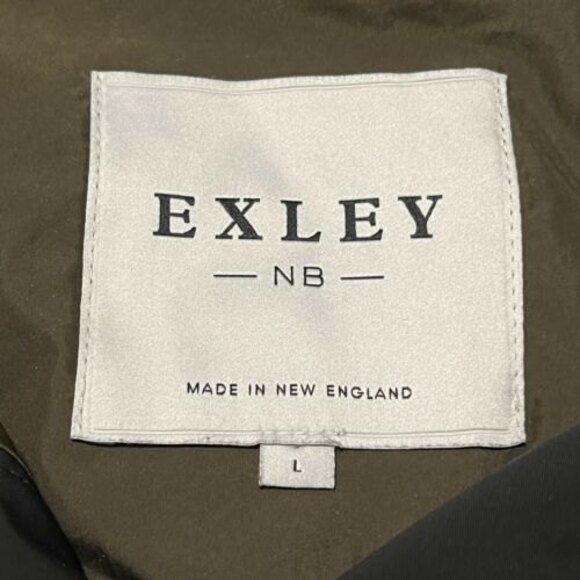 Exley NB Mens Black Hooded Windbreaker Rain Jacket Raincoat Size Large - Picture 6 of 12